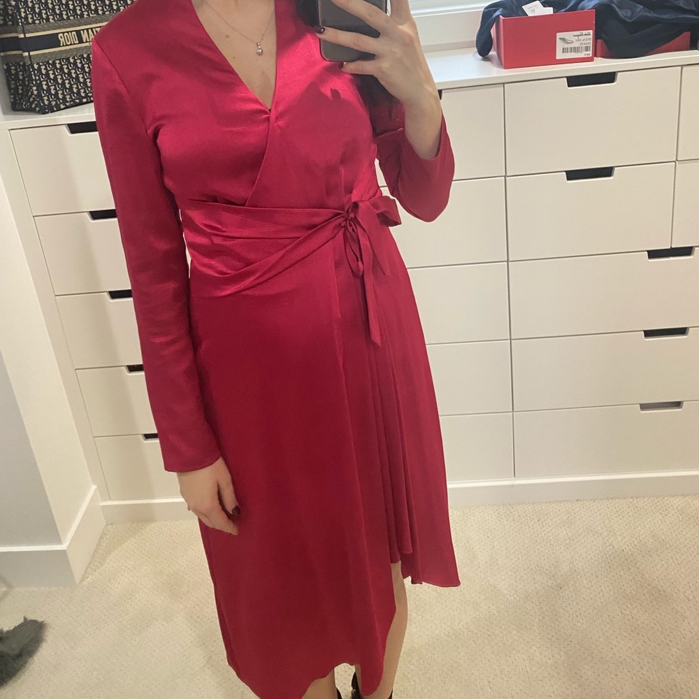 Equipment Adisa Asymmetrical Wrap Dress - Picture 10 of 10